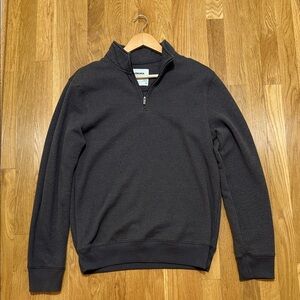 Sonoma Men's Charcoal Zip-Up Sweater